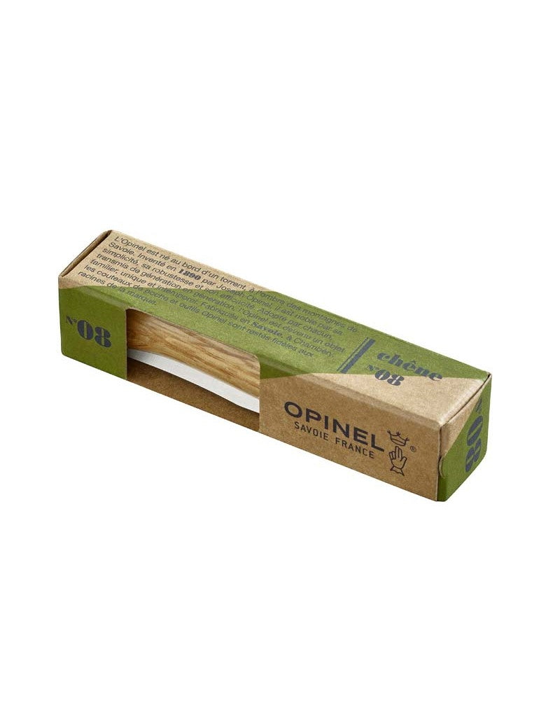 Opinel Tradition N°08 Inox, Eichenholz