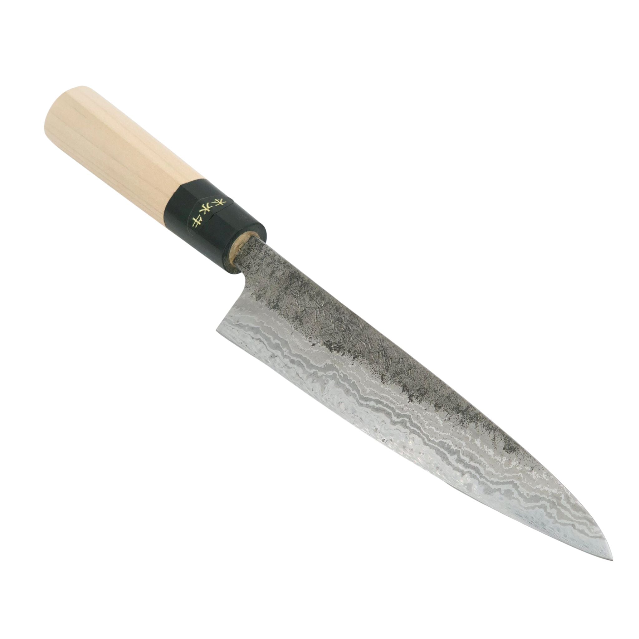 Tojiro Atelier Allzweckmesser, Japanisches Damastkochmesser, 15 cm, Aogami 2, handgemacht