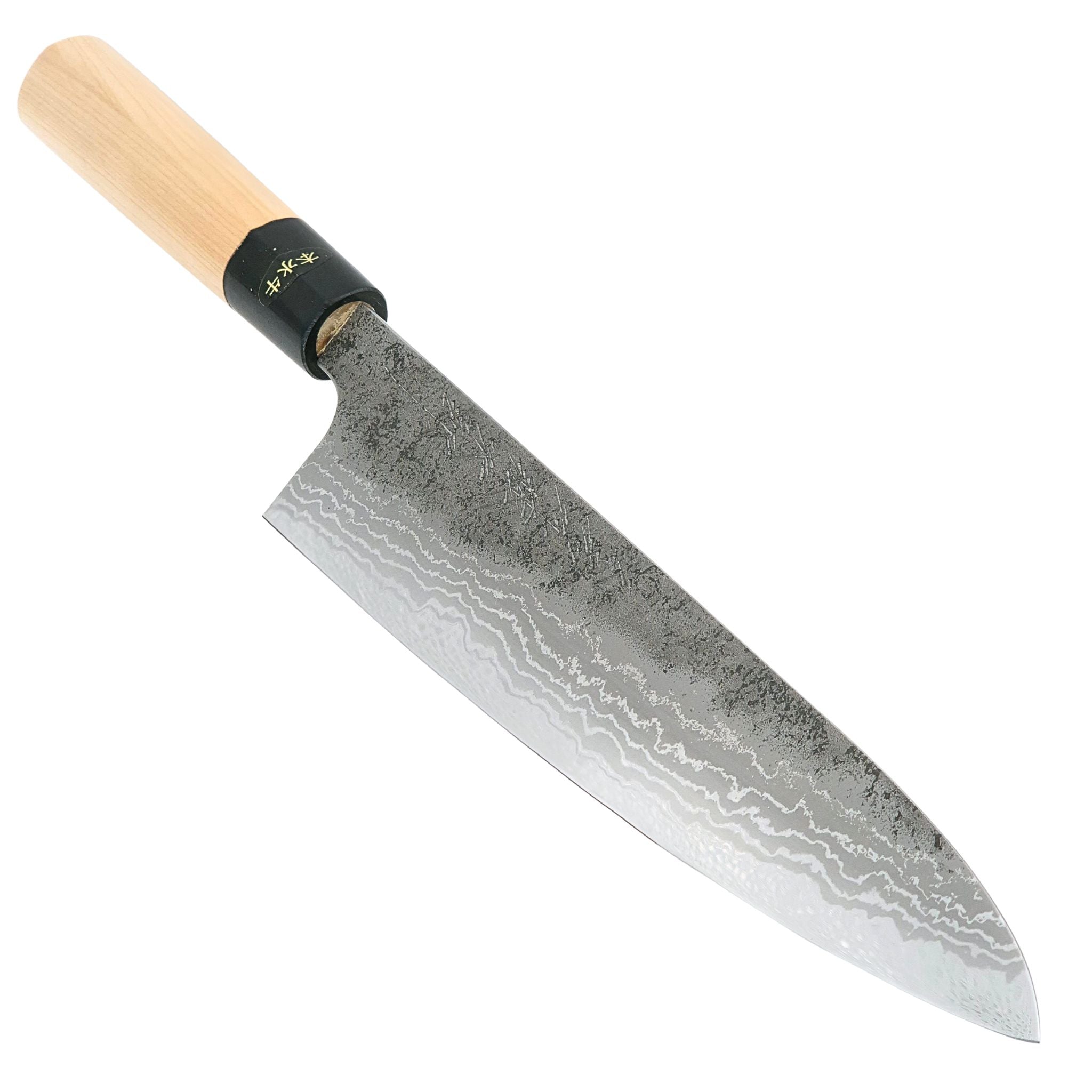 Tojiro Atelier Gyutoh, Japanisches Damastkochmesser, 21 cm, Aogami 2, handgemacht