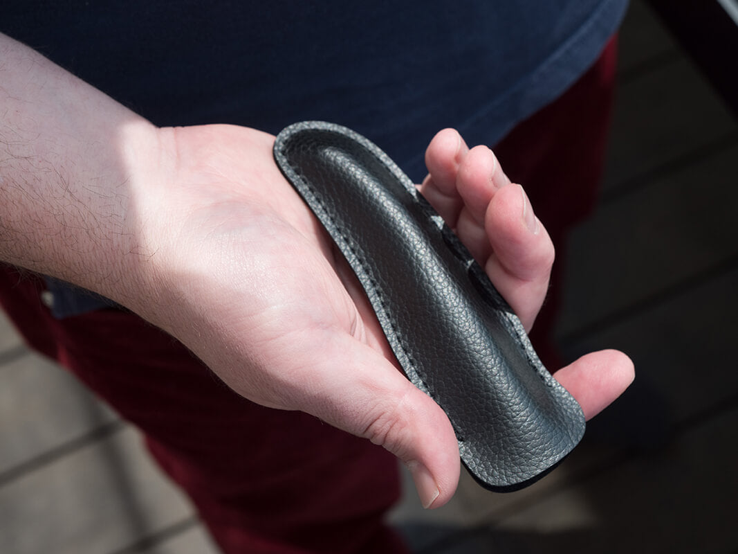 Laguiole Village Taschenmesser Ebenholz matt, 12 cm