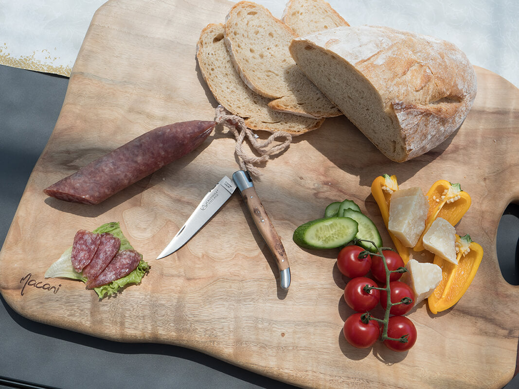 Laguiole Village Taschenmesser Wacholder matt, 12 cm