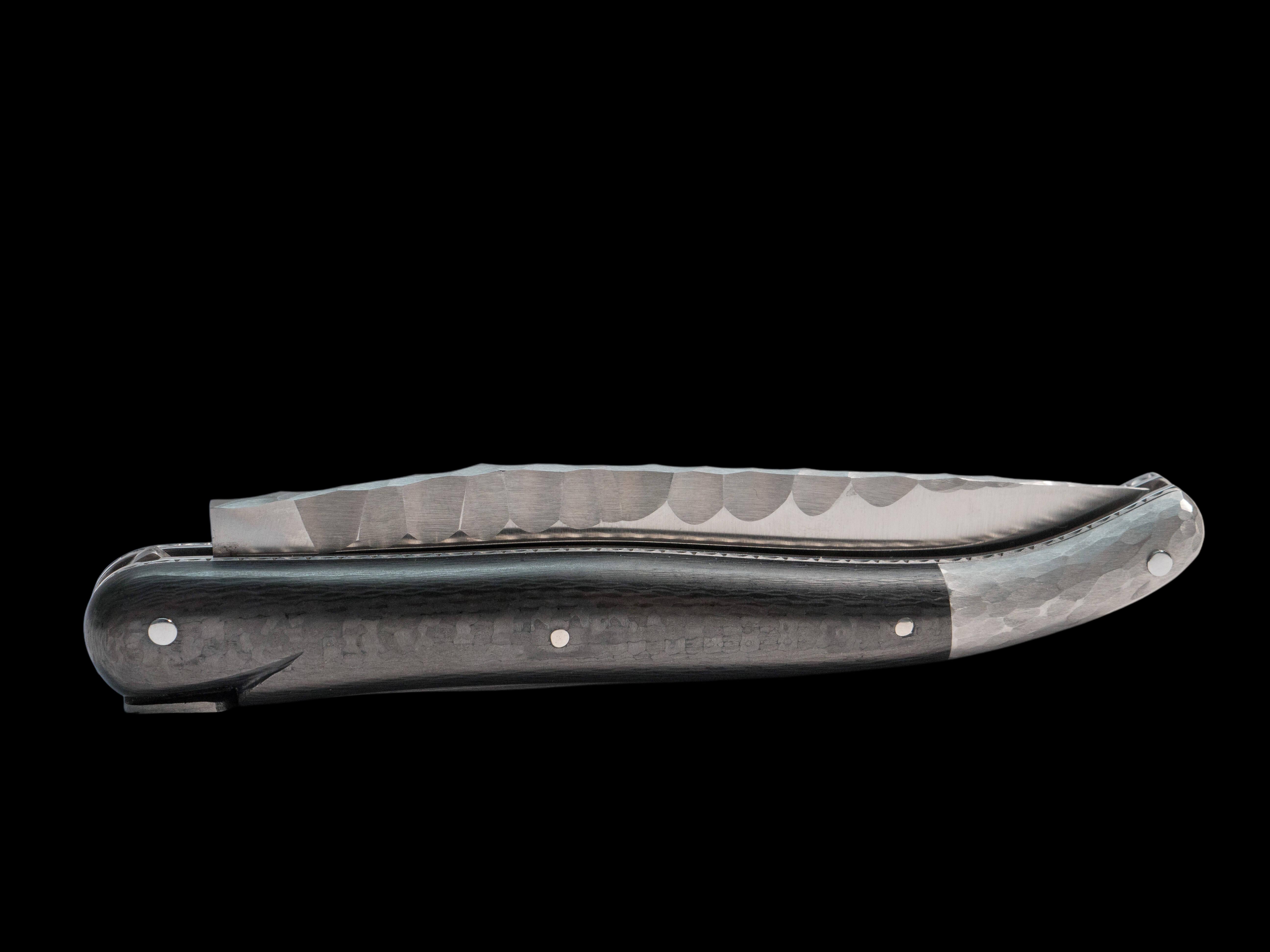 Forge de Laguiole Coutellerie d'Art Taschenmesser Kohlefaser 12cm
