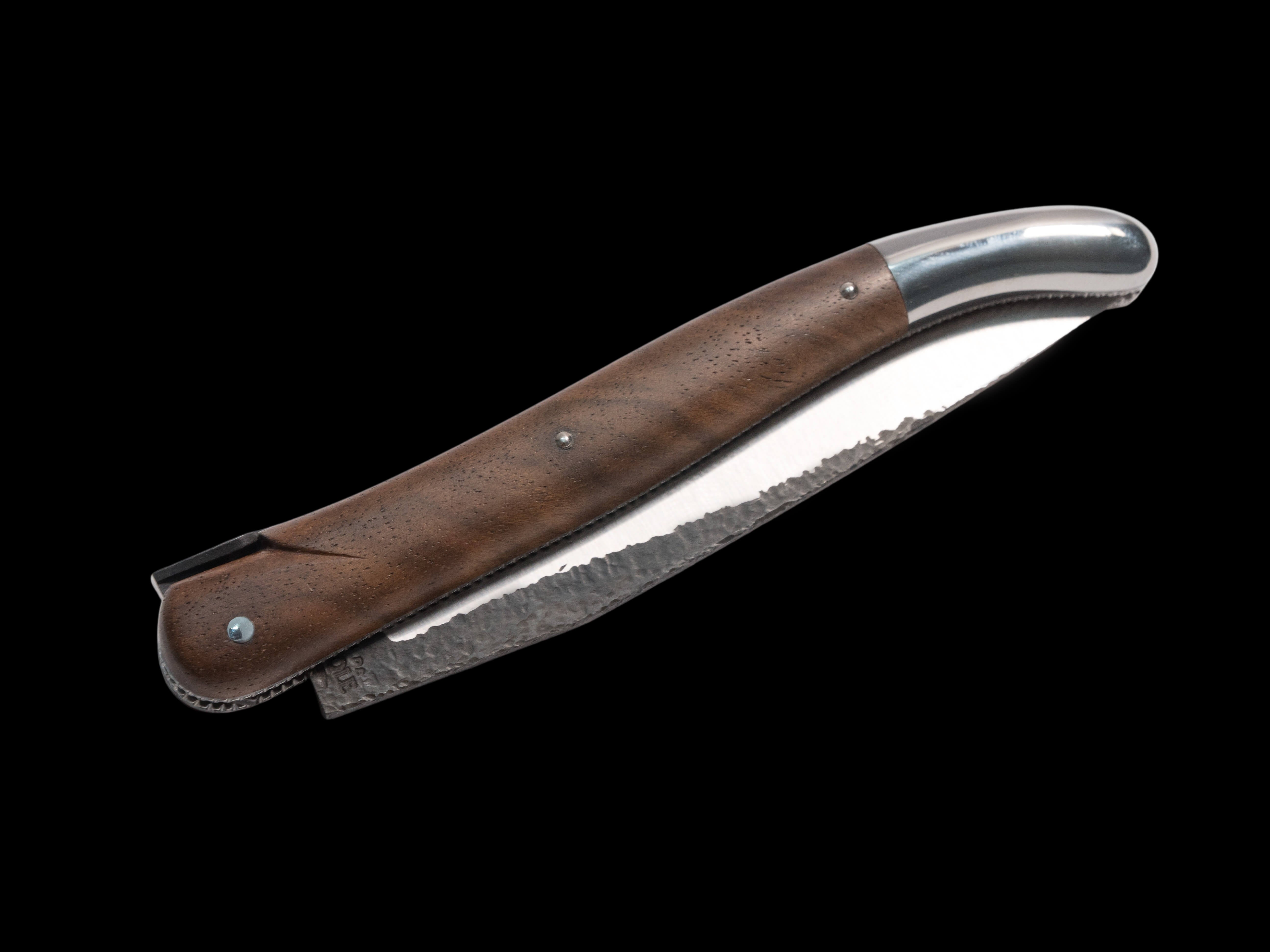 Forge de Laguiole Coutellerie d'Art Taschenmesser Walnussholz, brut, 12cm