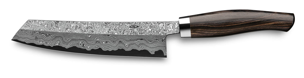 Nesmuk Exklusiv C150 Damascus Chef's Knife 180 Macassar Ebony