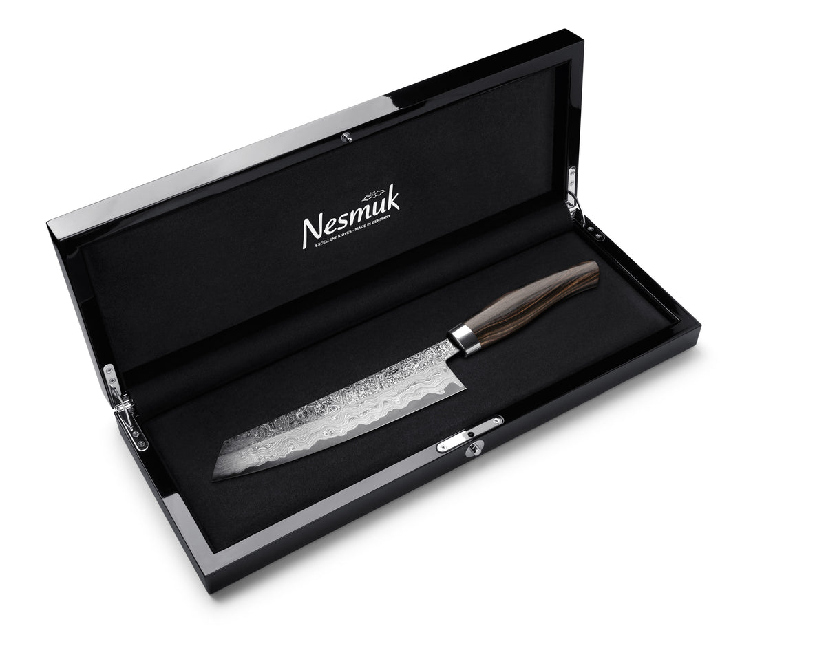 Nesmuk Exklusiv C150 Damascus Chef's Knife 180 Macassar Ebony