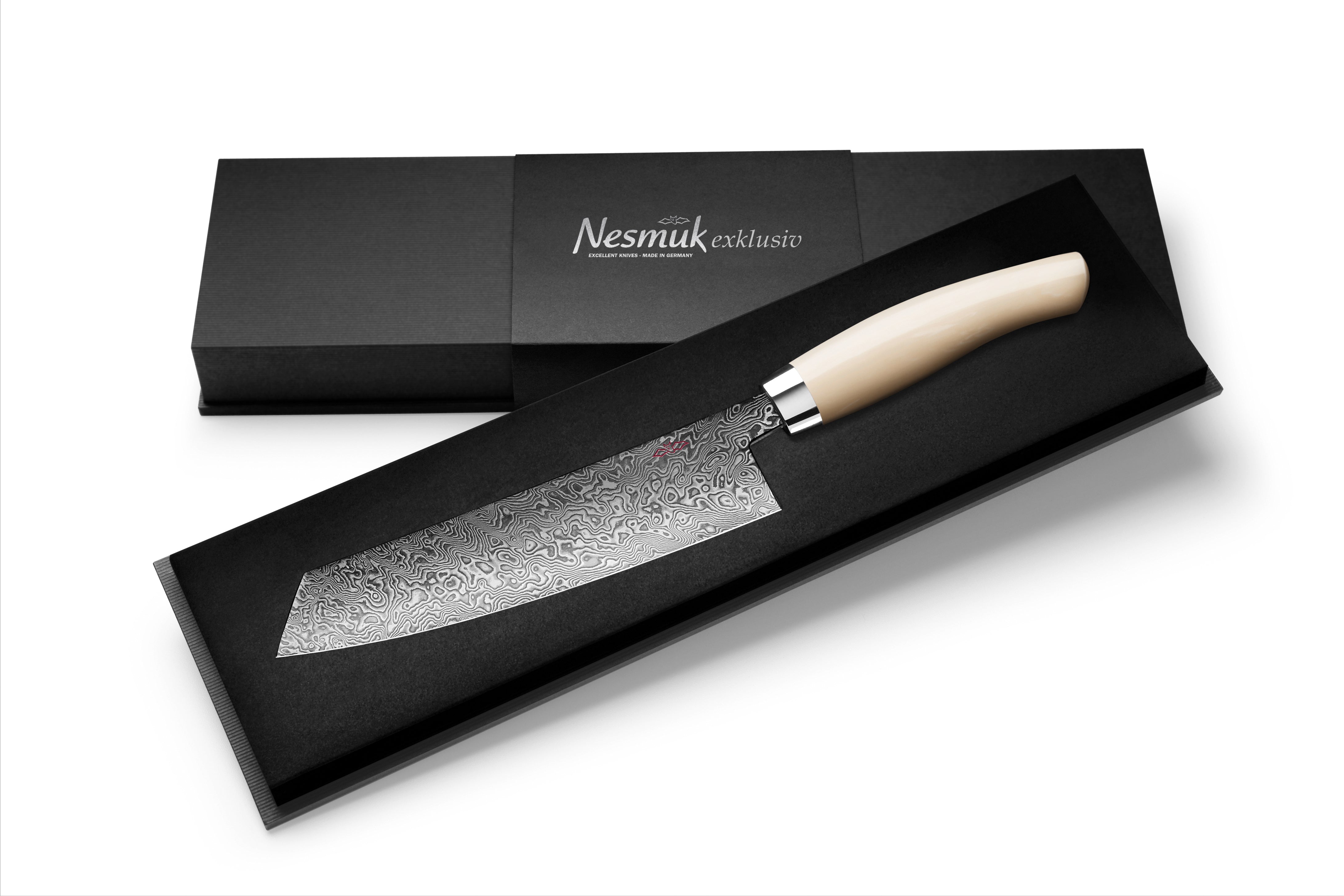 Nesmuk Exklusiv C90 Damast-Kochmesser 180 Juma Ivory