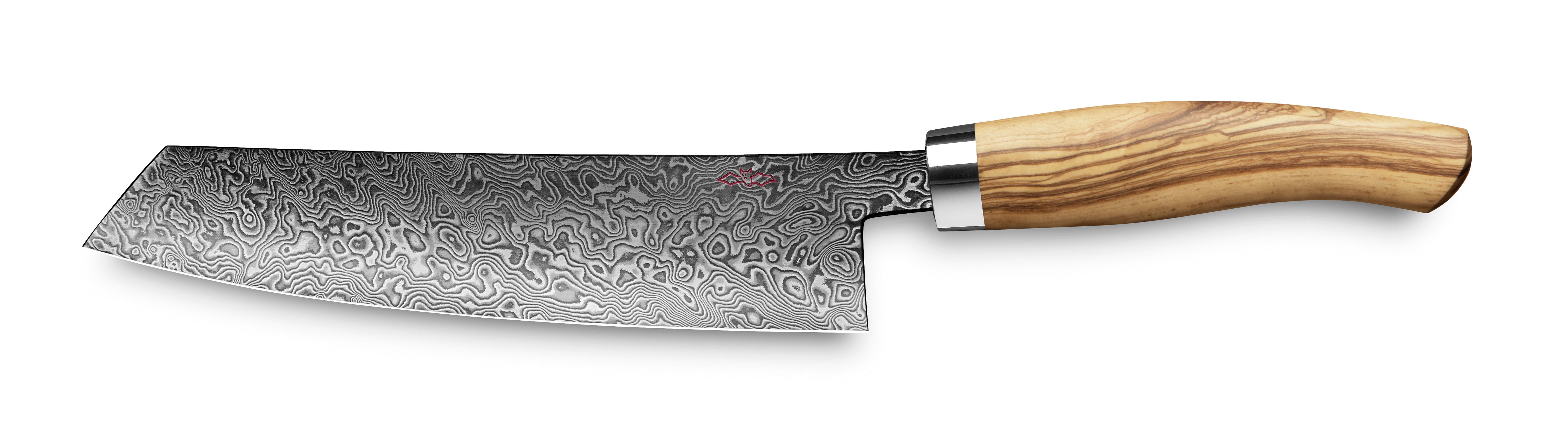 Nesmuk Exklusiv C90 Damast-Kochmesser 180 Olivenholz