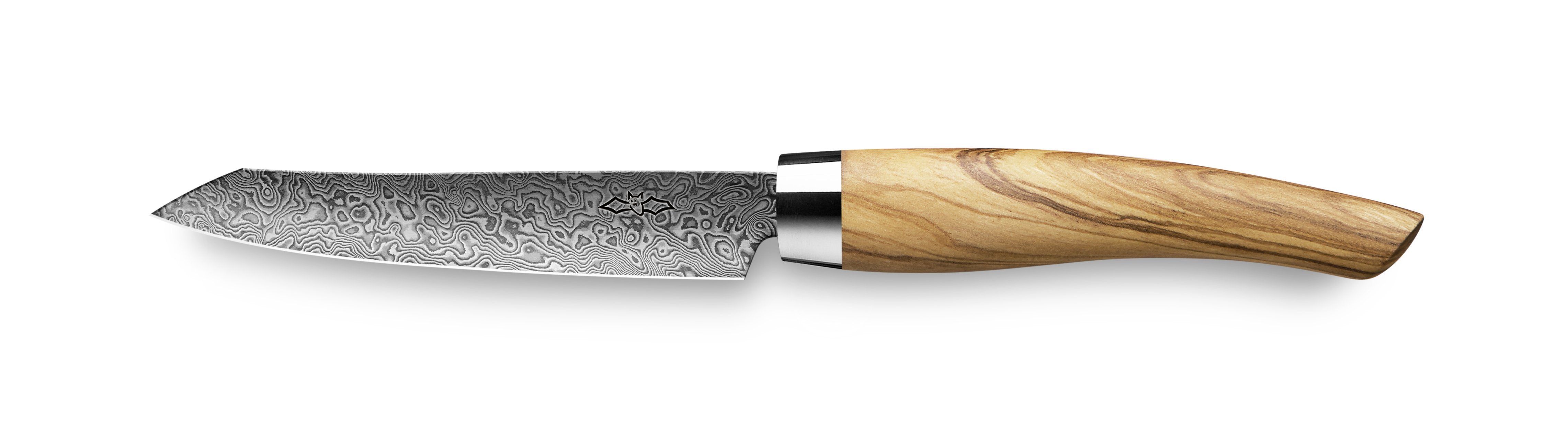 Nesmuk Exklusiv C90 Damast-Officemesser 90 Olivenholz