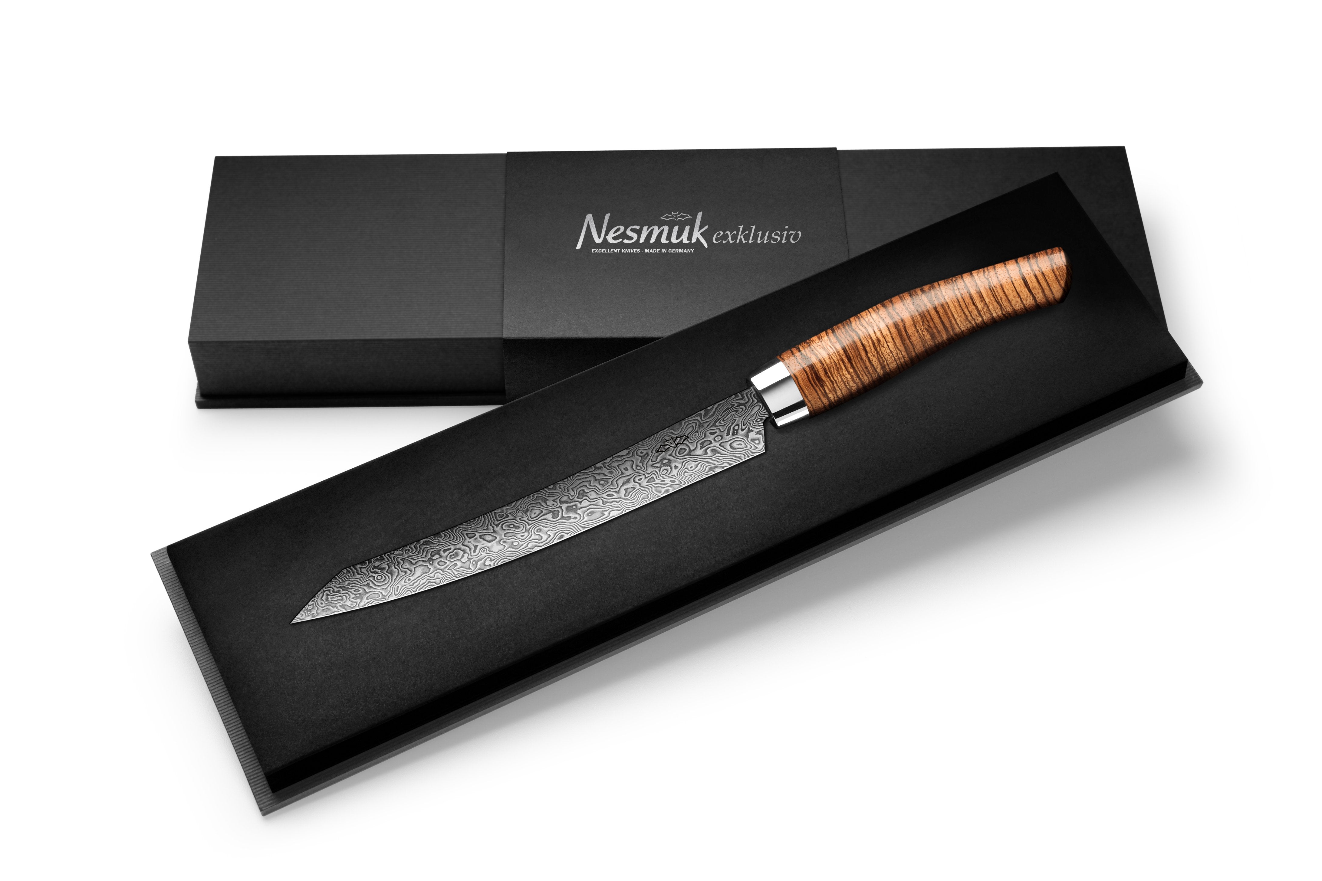 Nesmuk Exklusiv C90 Damast-Slicer 160 Zebrano
