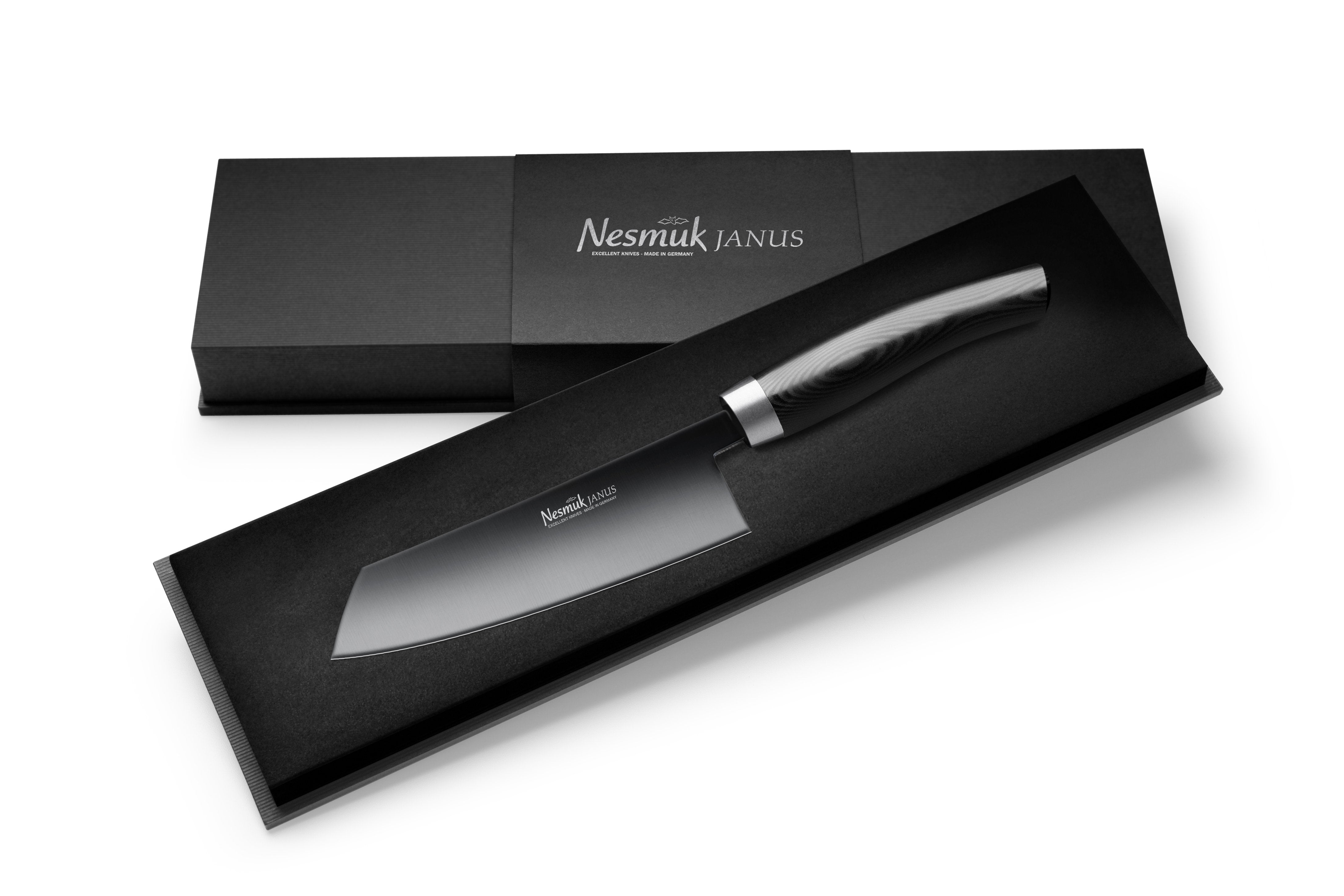 Nesmuk Janus Kochmesser 140 Micarta schwarz