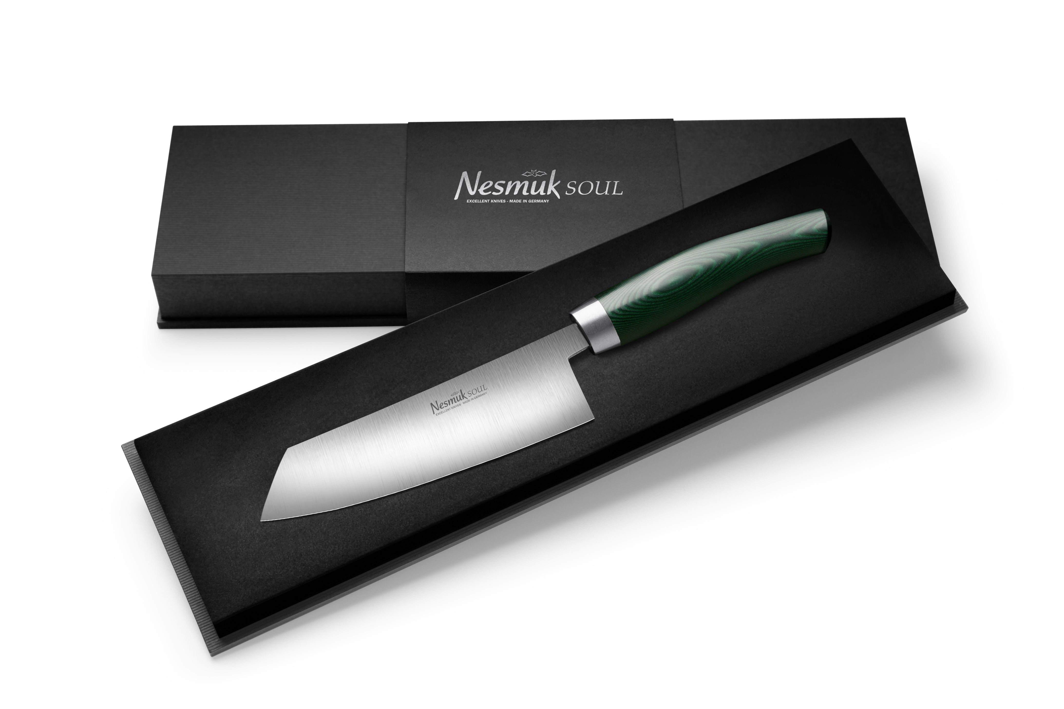 Nesmuk Soul Kochmesser 140 Micarta grün
