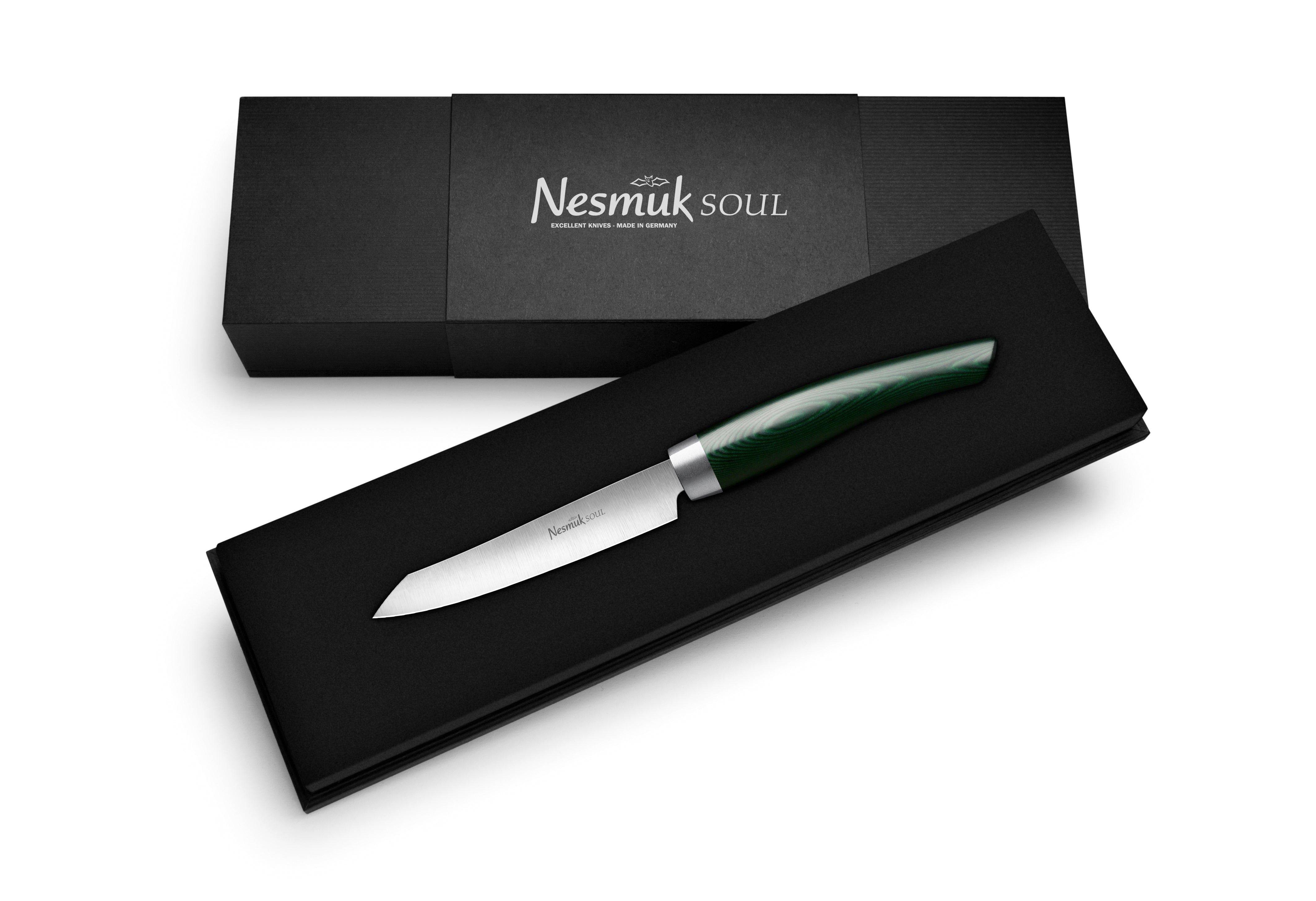Nesmuk Soul Officemesser 90 Micarta grün