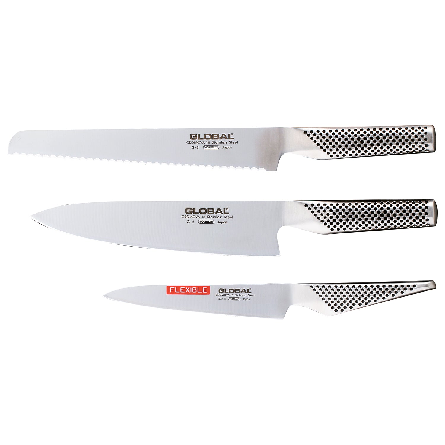 Von Julia Scala empfohlen: Global Allroundmesserset 3 teilig G-9211R