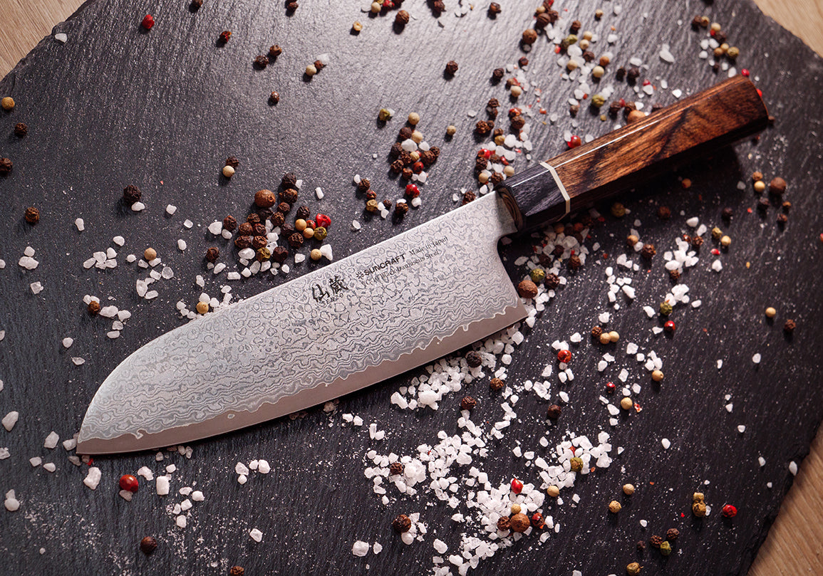 von Fabio Scala empfohlen: Suncraft Senzo Black BD-04 Santoku, 16,5cm