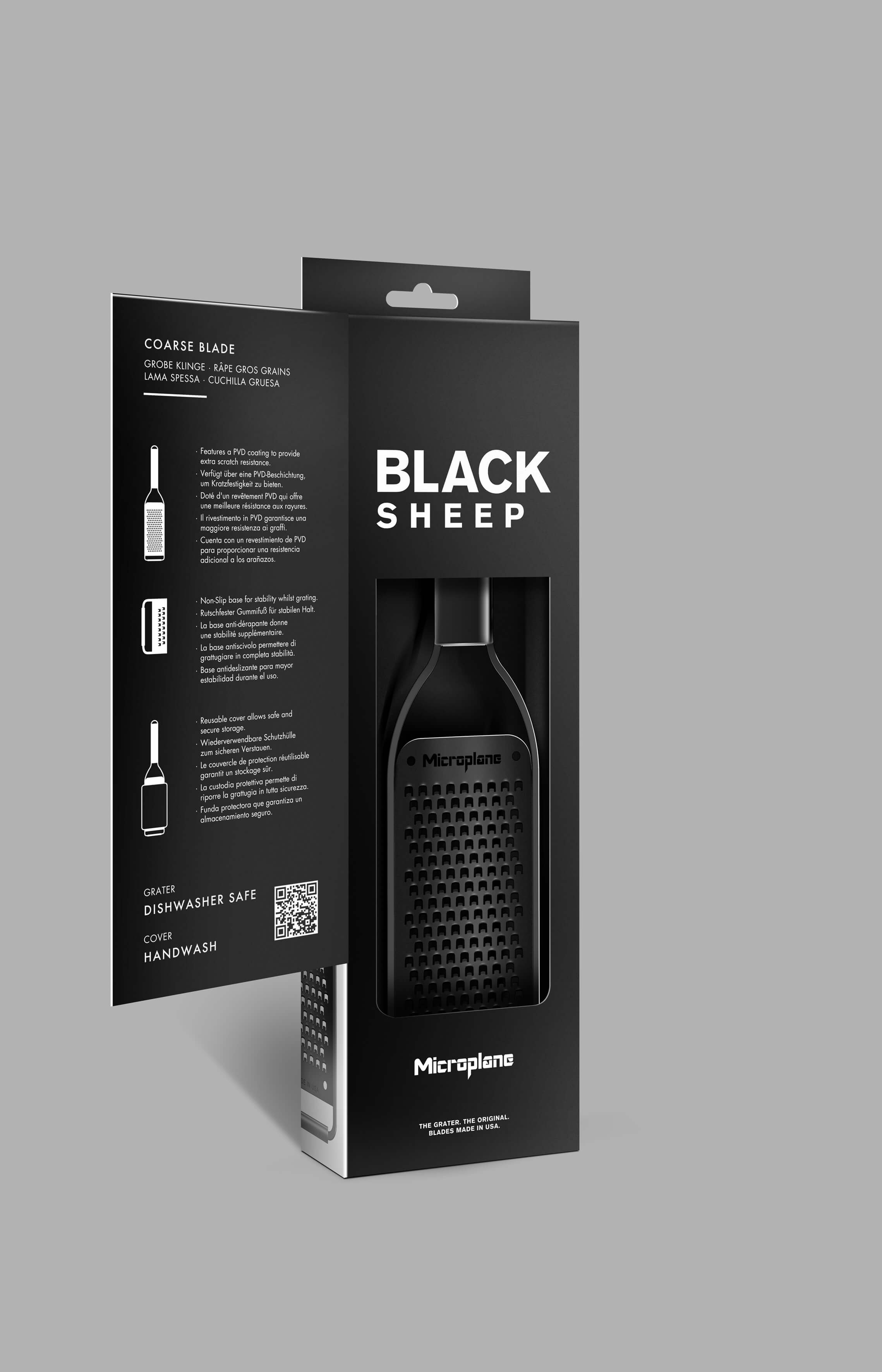 Microplane Black Sheep Serie Reibe grob