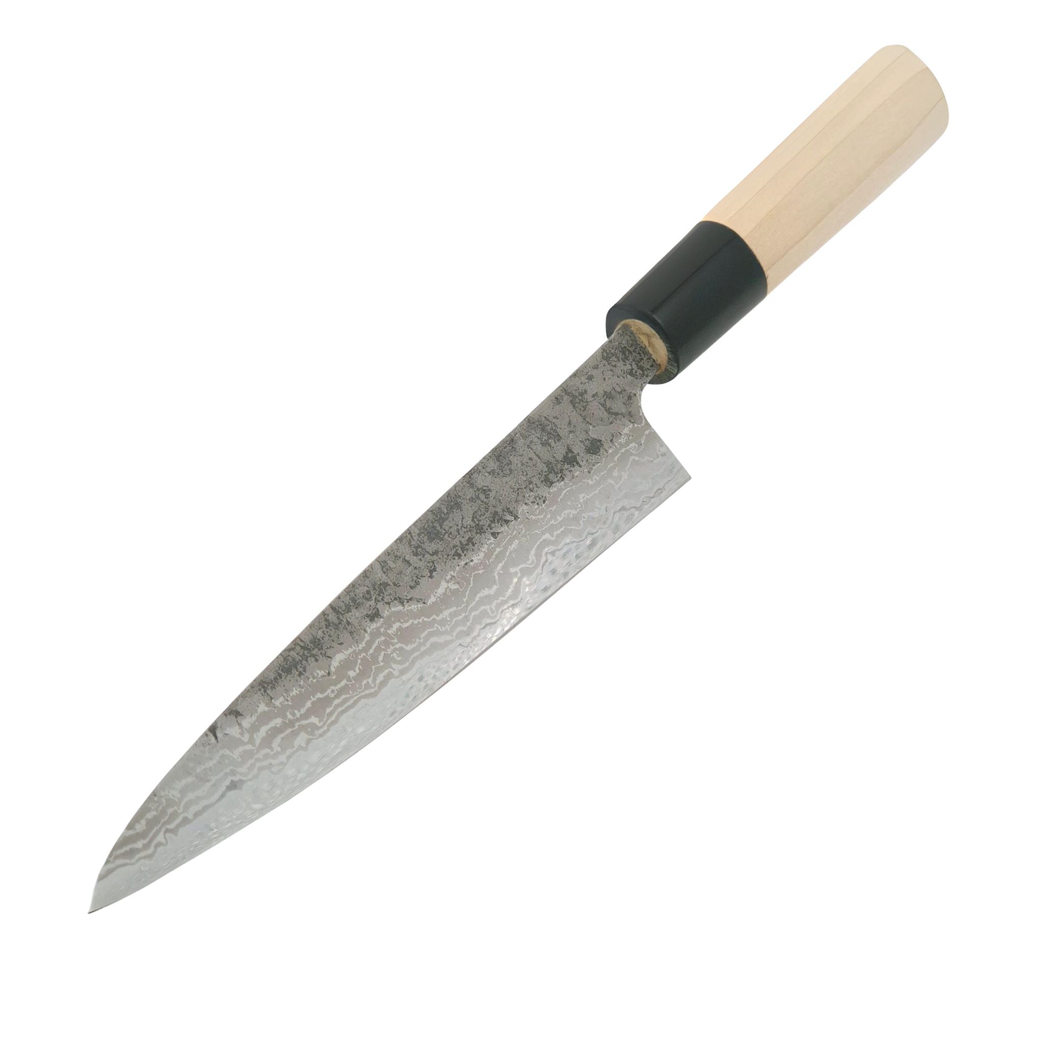 Tojiro Atelier Allzweckmesser, Japanisches Damastkochmesser, 15 cm, Aogami 2, handgemacht