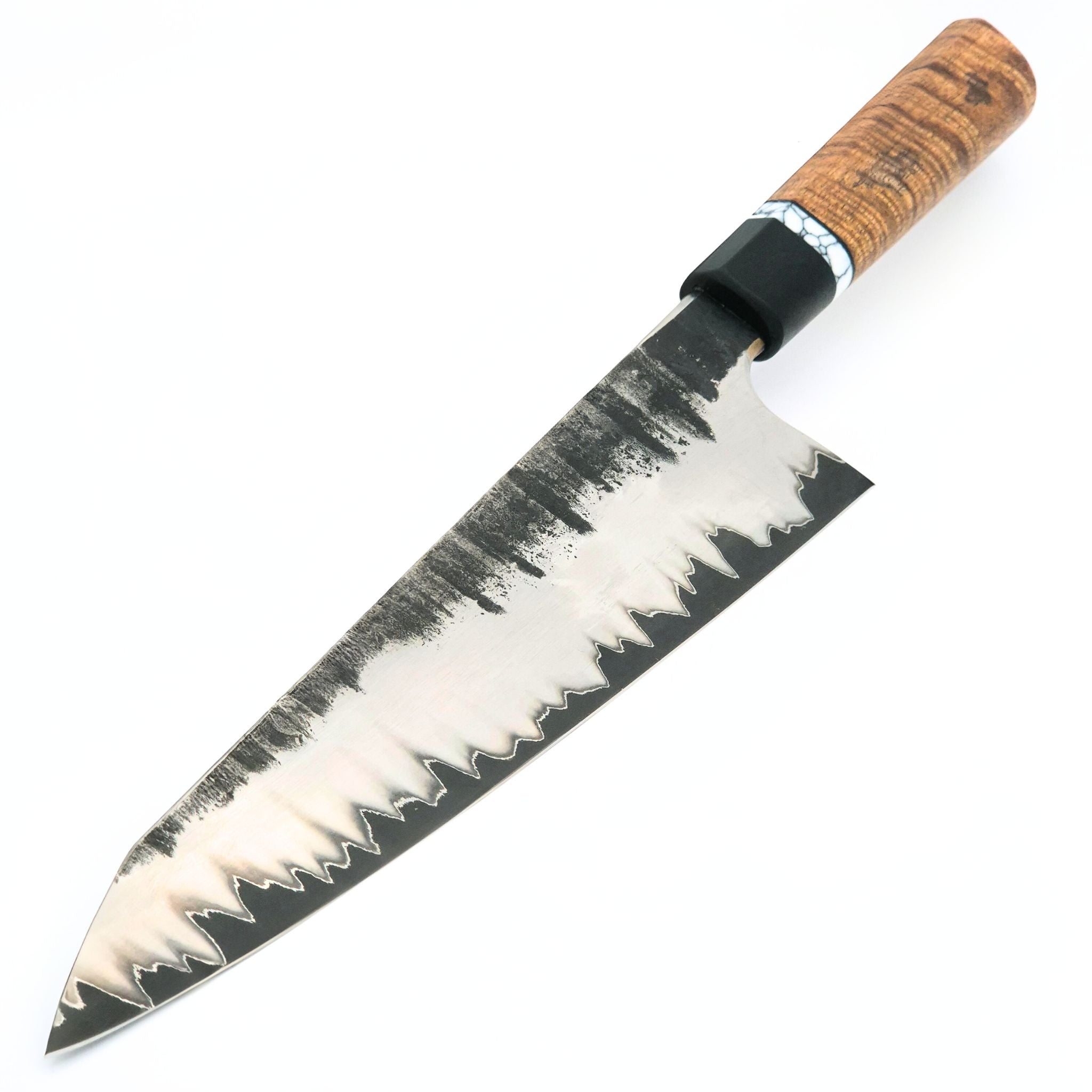 Martin Huber, San Mai, Curly Mango, 3 Lagen, handgemacht