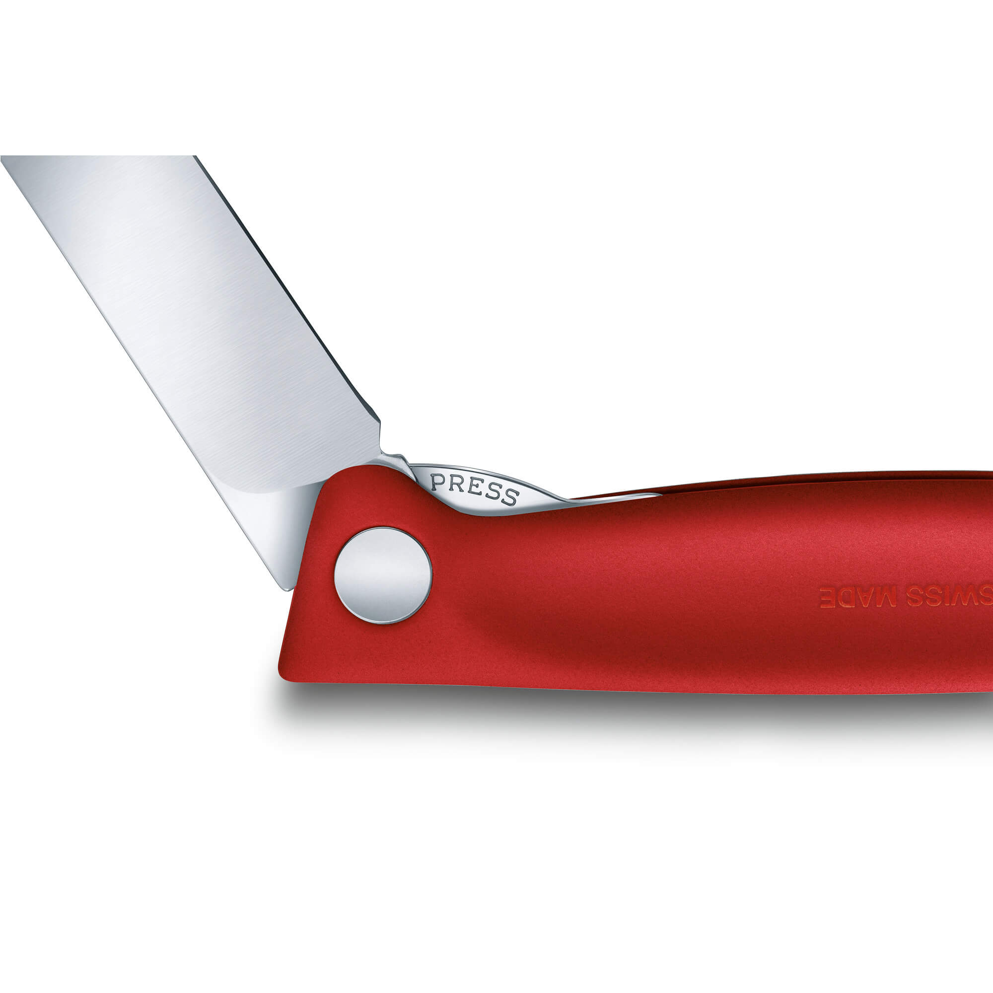 Victorinox Swiss Classic faltbares Gemüsemesser, 11 cm, rot
