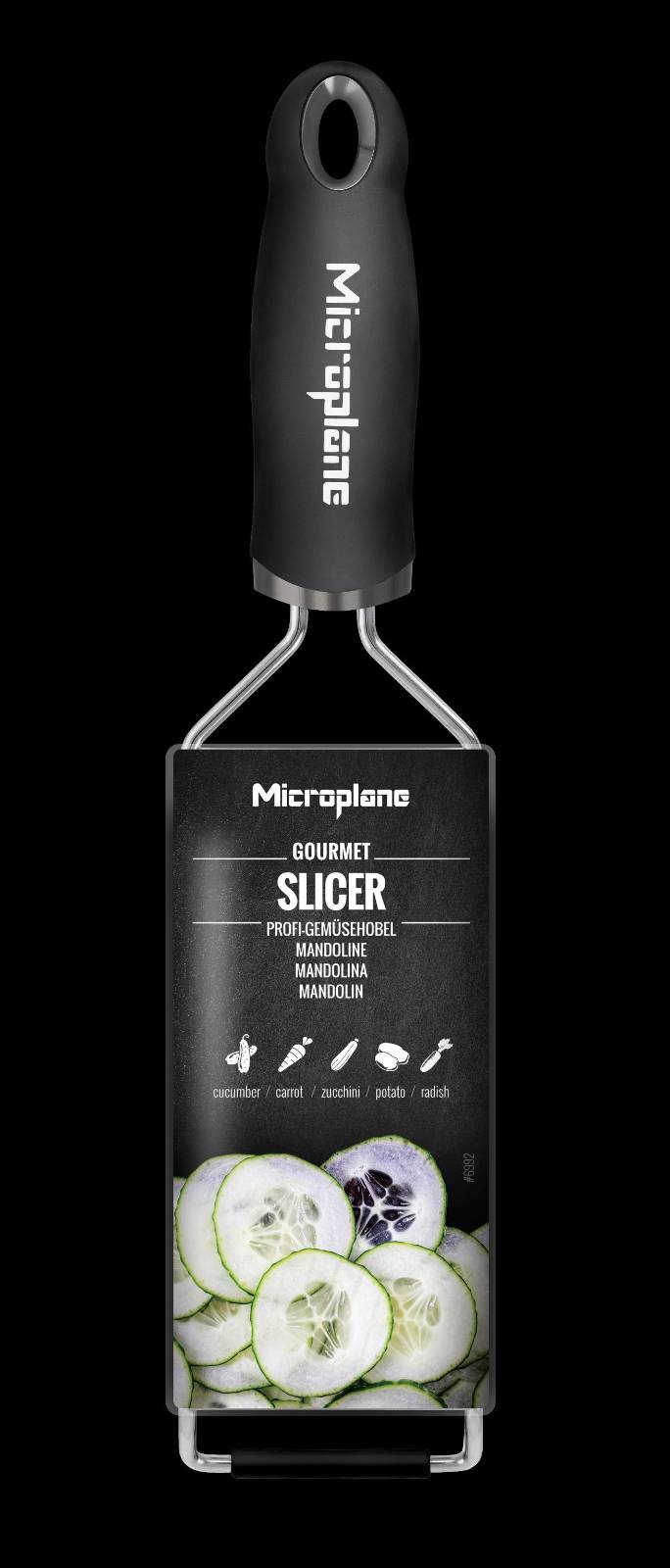 Microplane Gourmet Grater Fine Blade Black