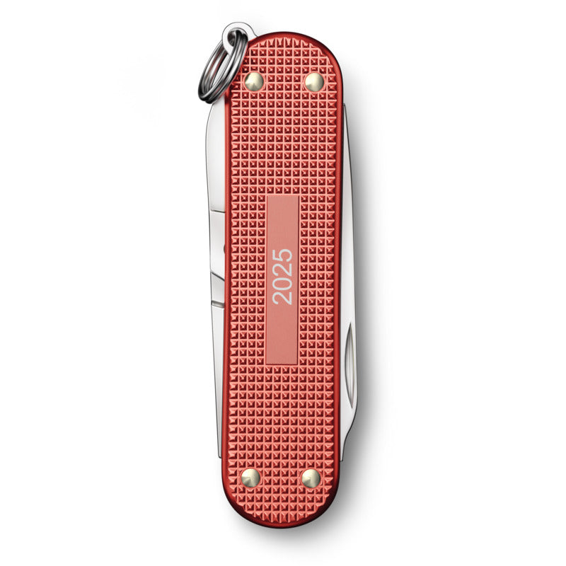 Victorinox Schweizer Taschenmesser, Classic SD,  Alox Limited Edition 2025, Stone red