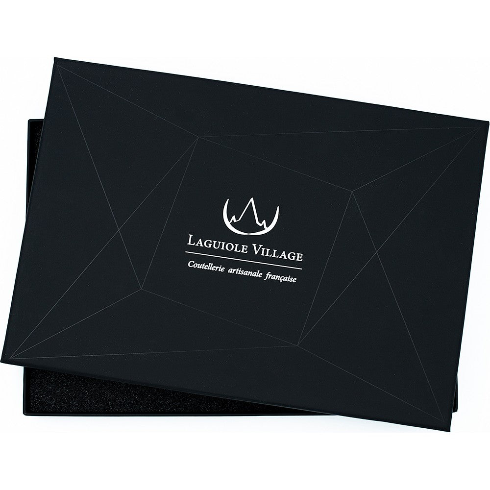 Laguiole Village 6er Steakmesserset Olivenholz matt