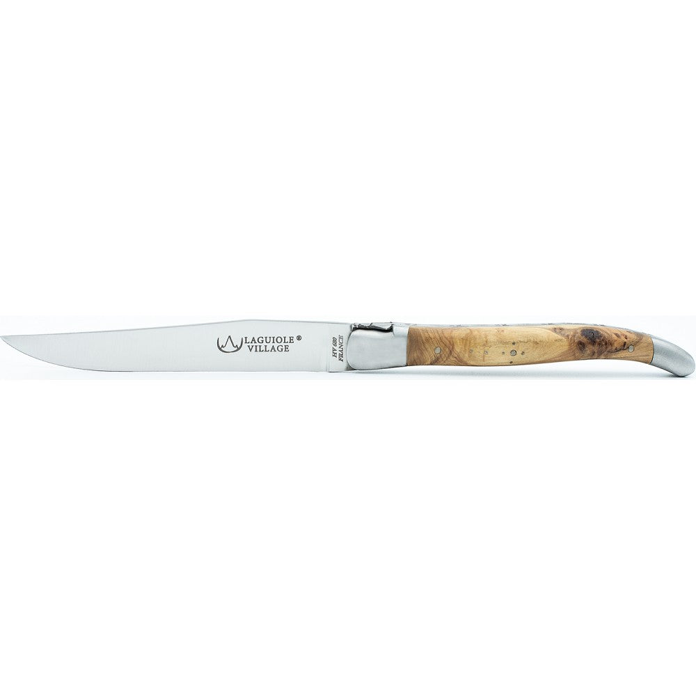 Laguiole Village 6er Steakmesserset Wacholder matt