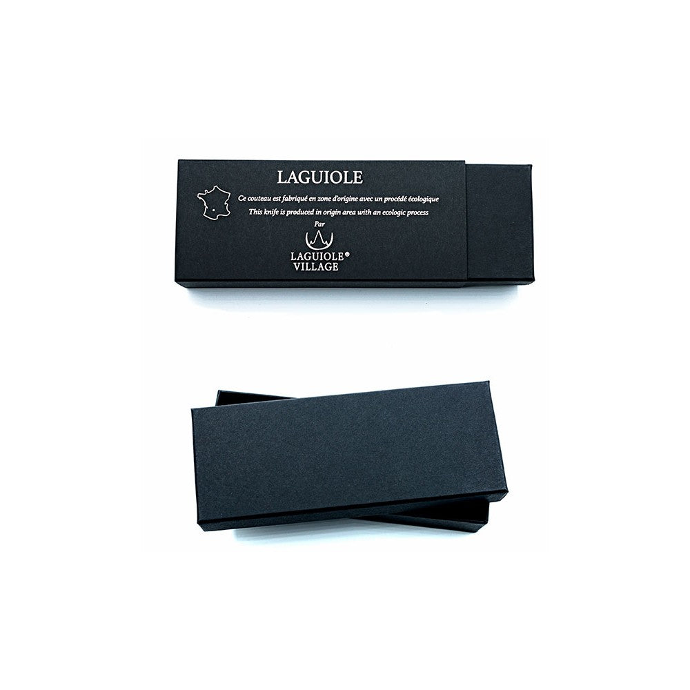 Laguiole Village Taschenmesser Ebenholz matt, 12 cm