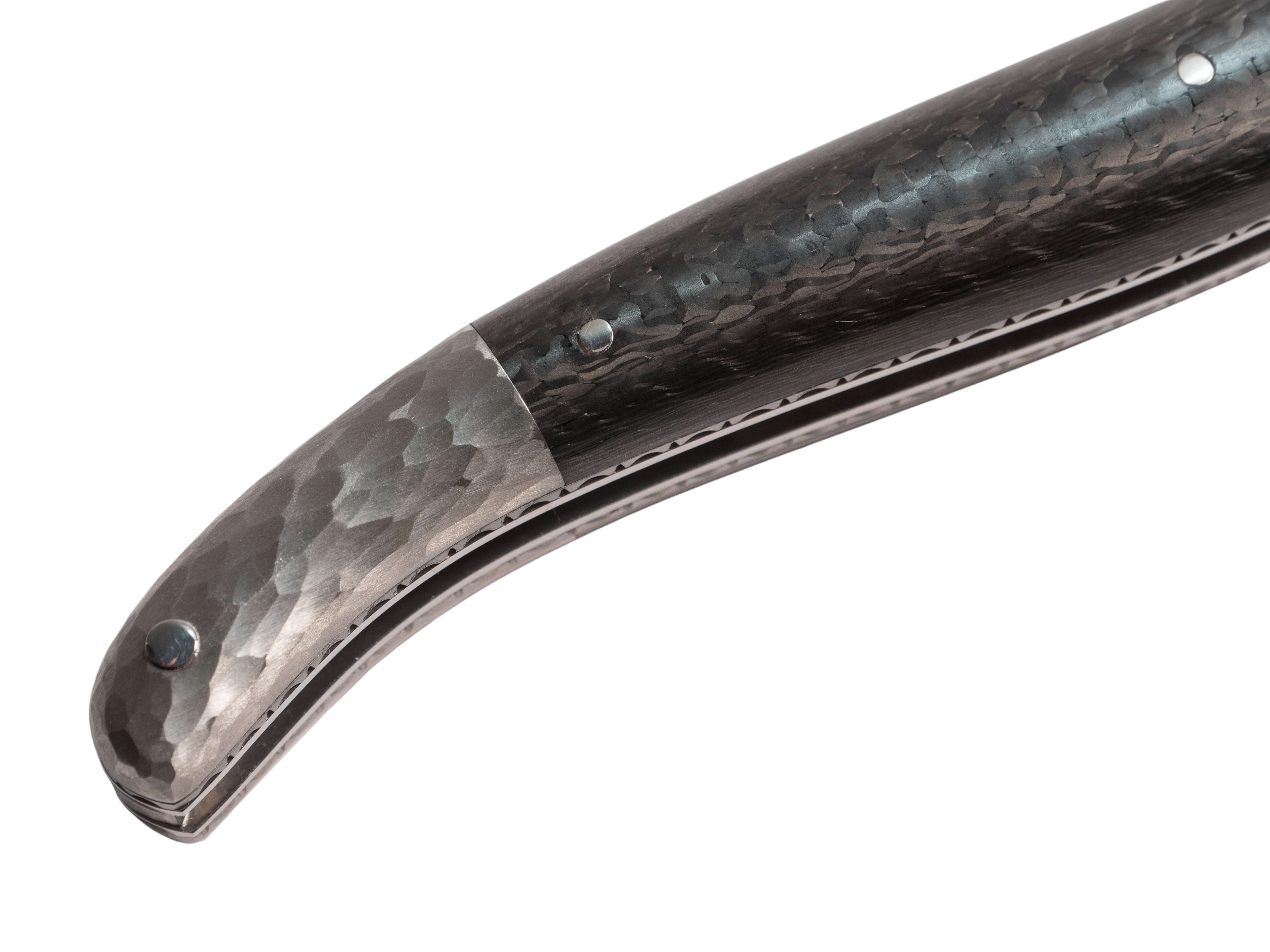 Forge de Laguiole Coutellerie d'Art Taschenmesser Kohlefaser 12cm