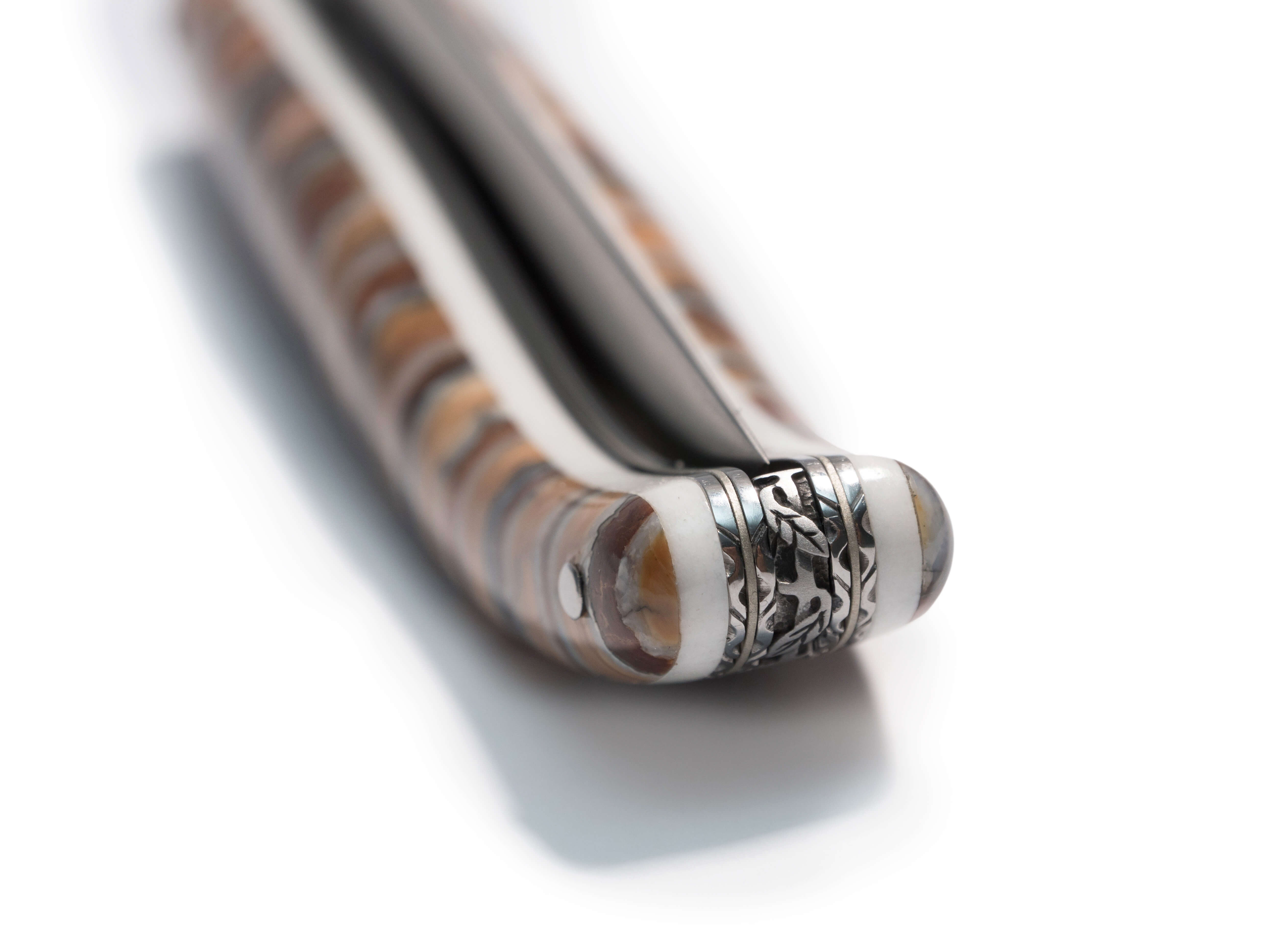 Forge de Laguiole Coutellerie d'Art Taschenmesser Mammutbackenzahn, 12cm