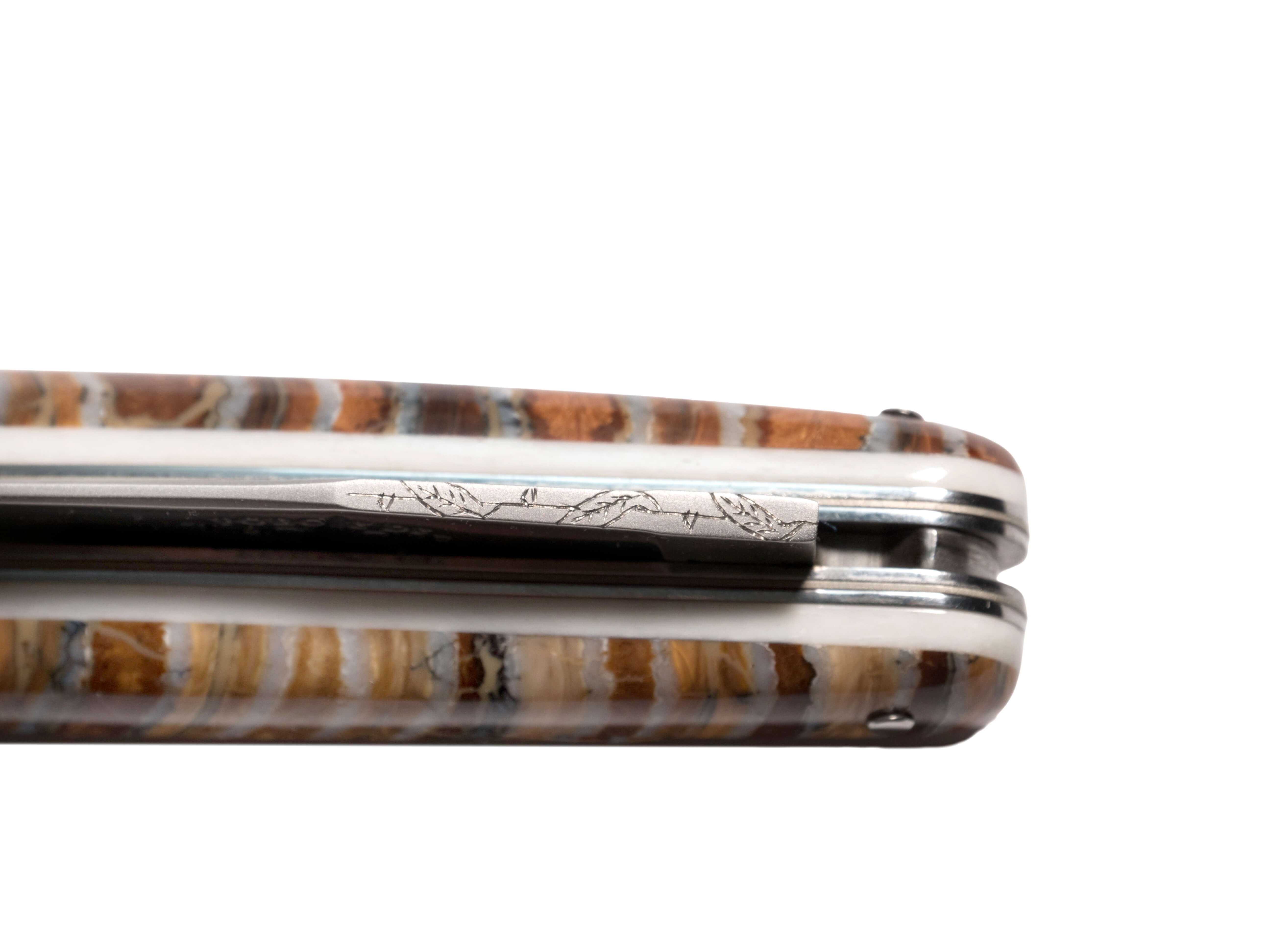 Forge de Laguiole Coutellerie d'Art Taschenmesser Mammutbackenzahn, 12cm