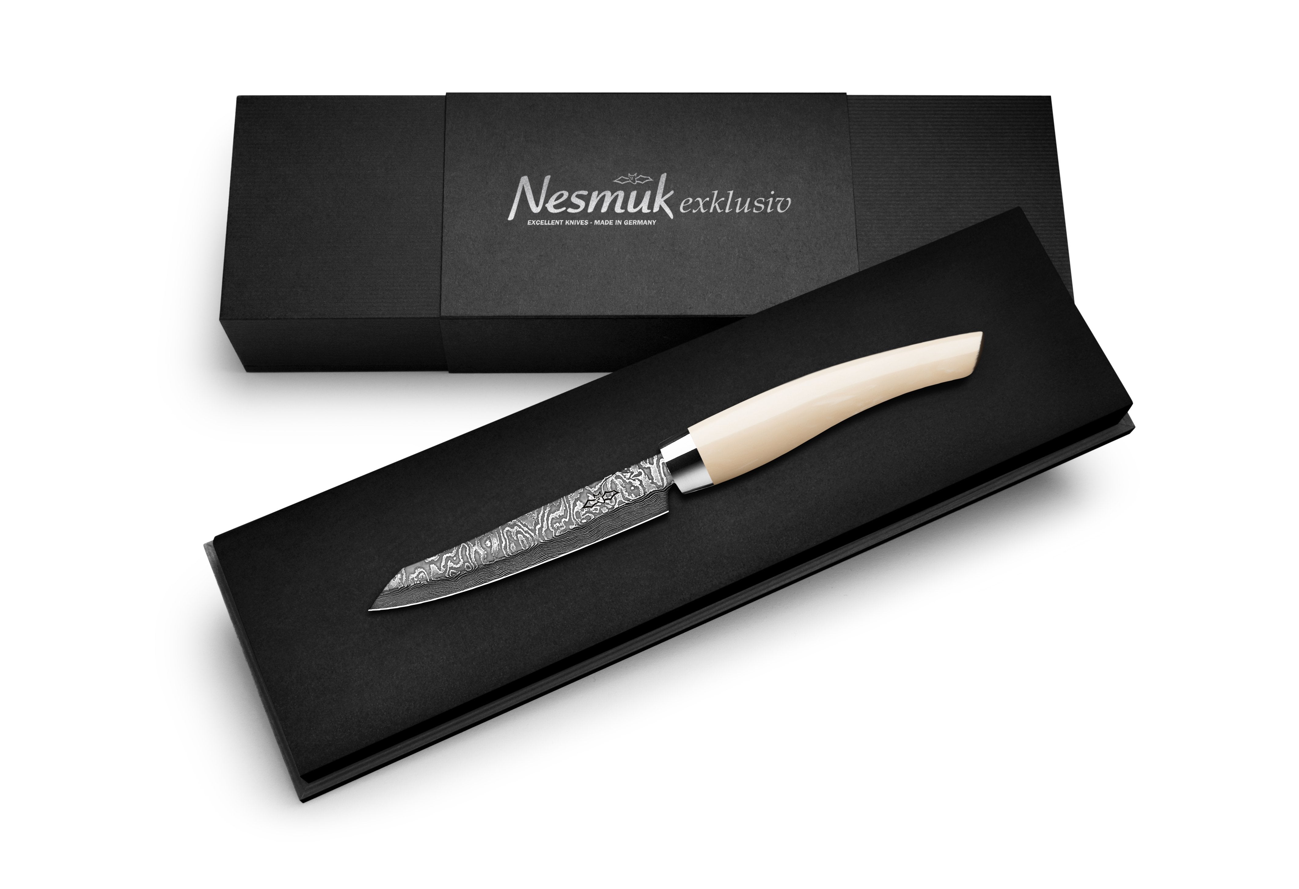 Nesmuk Exklusiv C100 Damast-Officemesser 90 Juma Ivory