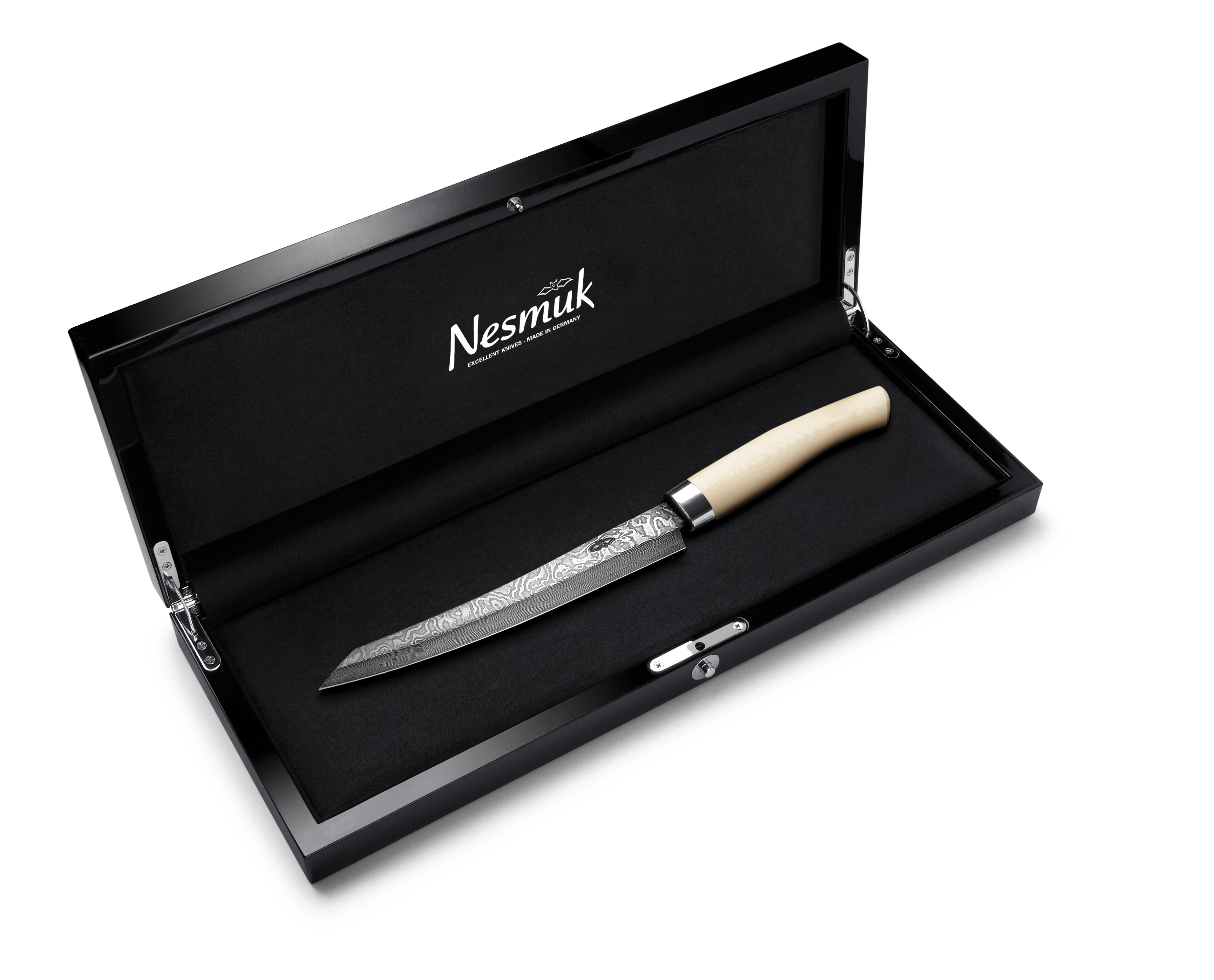 Nesmuk Exklusiv C100 Damast-Slicer 16cm Juma Ivory