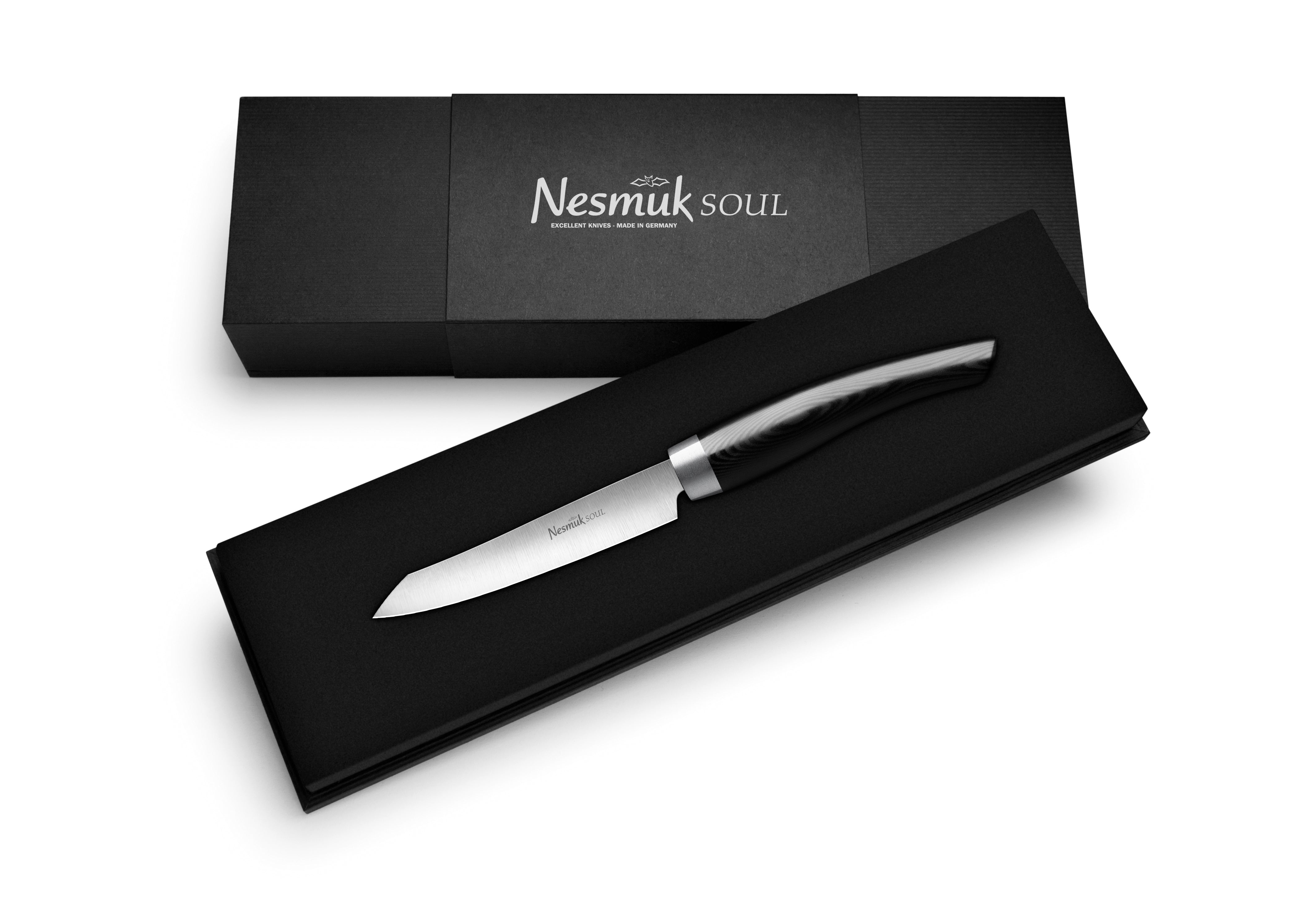Nesmuk Soul Officemesser 90 Micarta schwarz