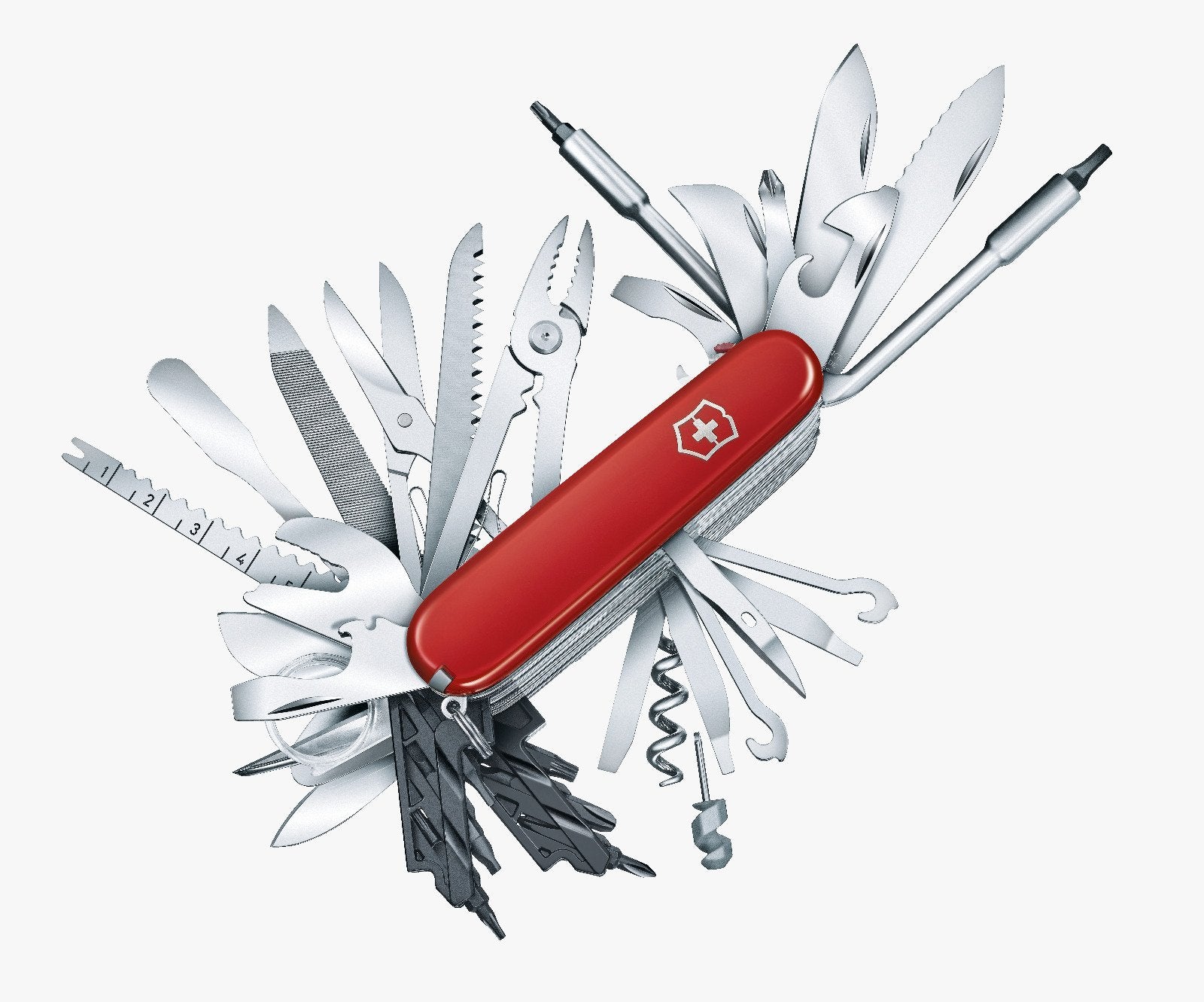 Victorinox Schweizer Taschenmesser, Swiss Champ XXL – Scala Die Klingen ...