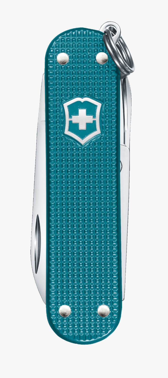 Victorinox Schweizer Taschenmesser, Classic Alox, Wild Jungle, türkis